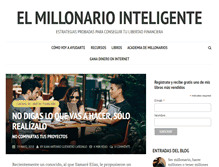 Tablet Screenshot of elmillonariointeligente.com